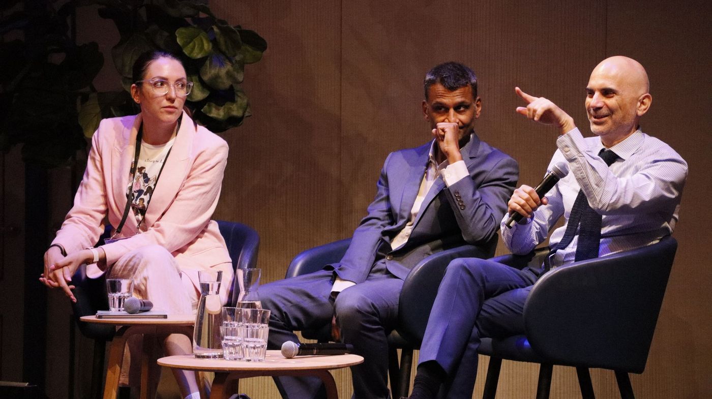 Katharina Ó Cathaoir on a panel at the Governing Algorithms for Care conference in Amsterdam